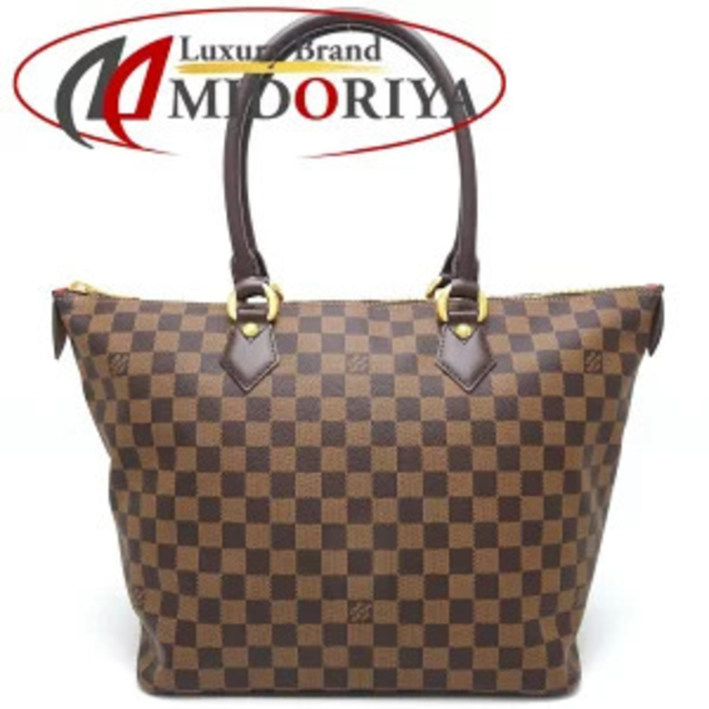 Louis Vuitton Damier Saleya Shoulder Bag Ebene
